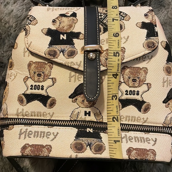 Canvas bears mini backpack - Picture 8 of 9